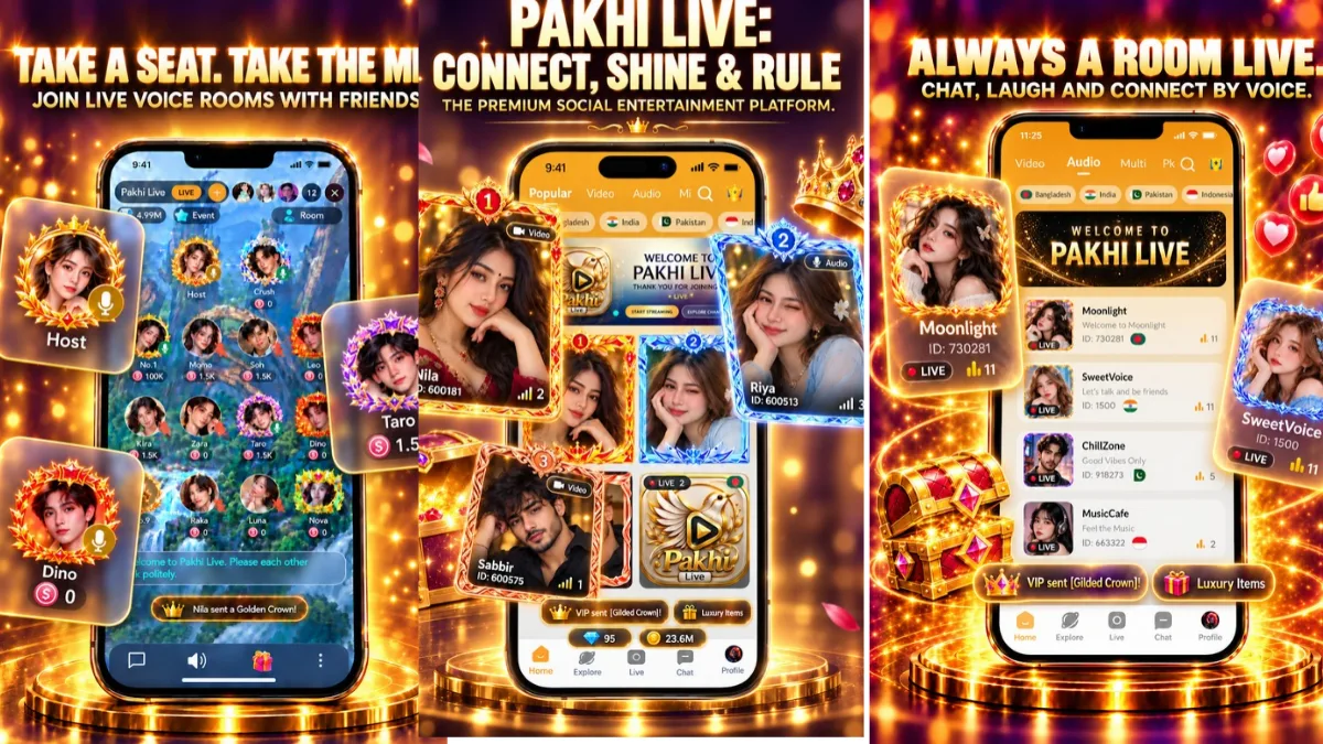 Pakhi Live,,,Group Voice Chat Room, King Star – Voice Chat Room, Live ...