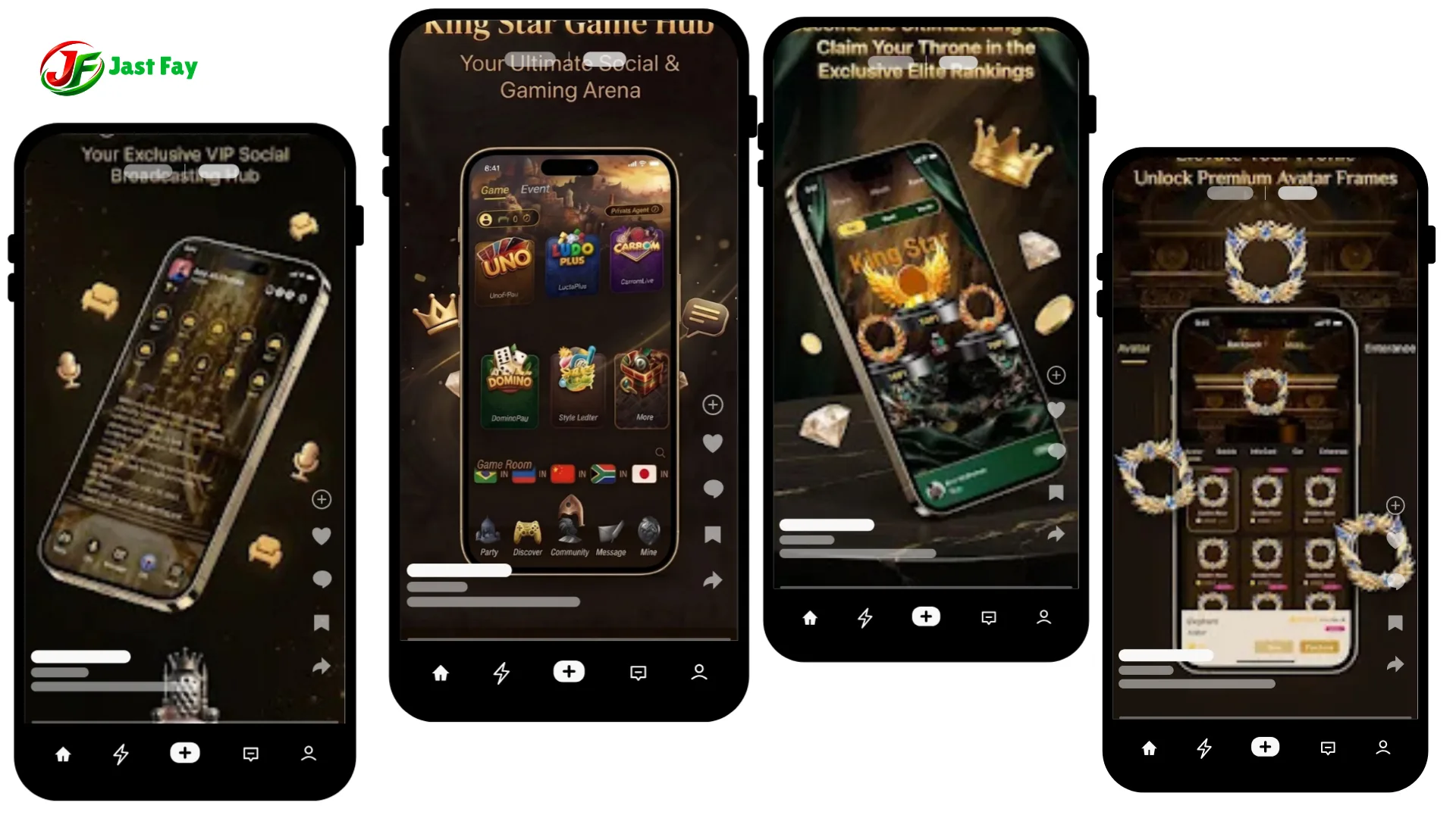King Star – Voice Chat Room,   Live streaming, PK Battel, Multi Live, Voice Chat Room, Beauty Filter with Admin Pane